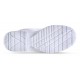 Zueco de microfibra blanco