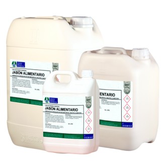Jabón neutro higienizante sin perfume. Especial industria alimentaria