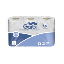 Papel higiénico doméstico de doble capa (pack 6 rollos)