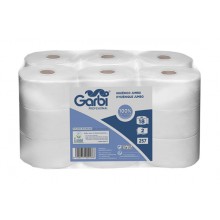 Papel higiénico industrial de doble capa (pack 18 rollos)