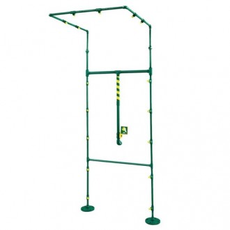 Cabina de descontaminación fija.