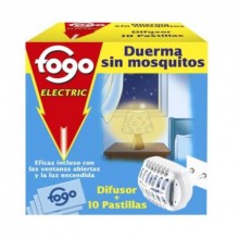 Insecticida FOGO eléctrico + 10 pastillas de recambio