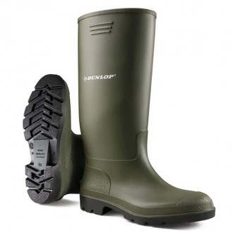 Bota de PVC verde DUNLOP PRICEMASTOR
