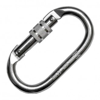 Mosquetó de tanca roscada i obertura 19 mm