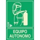 Senyal fotoluminiscent "equip autònom"