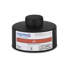 Filtro VISPRO 300A2 contra vapores orgánicos con punto de ebullición superior a 65ºC