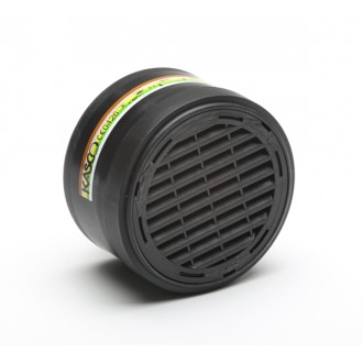 Filtro KASCO ZABE2K1P3 R contra gases y vapores orgánicos, inorgánicos, gases ácidos, amoniaco y partículas.