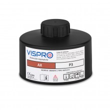 Filtre VISPRO 300AXP3 D R contra vapors orgànics amb punto d'ebullició inferior a 65ºC i partículas