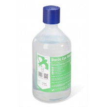 Botella de cloruro sódico para lavado de ojos (500 ml)